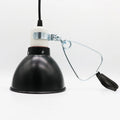 300W Dome Reptile Lamp Fixture — Aluminum Reflector Heat Lamp Stand, E27