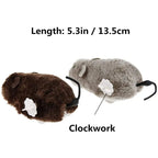Plush Running Rat Toy — Motorized Chase Toy for Cats & Dogs