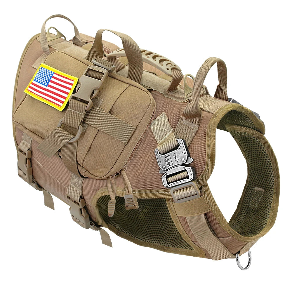 Tactical MOLLE Dog Harness