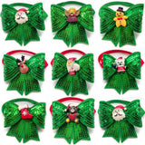 Snowman & Deer Christmas Bowtie Accessories (50 or 100 Pack)