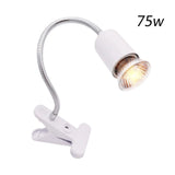 UVA/UVB Clip-On Heat Lamp Kit — Adjustable E27 Basking Light for Reptiles
