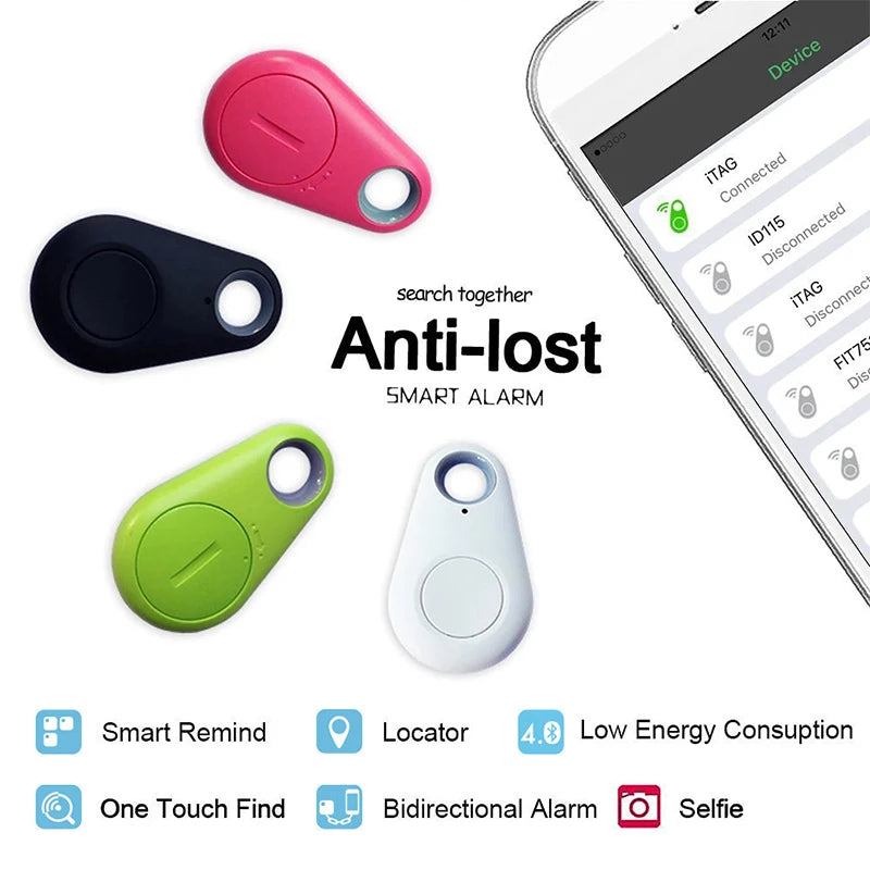 Smart Bluetooth GPS Tracker for Keys, Pets & Luggage