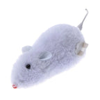 Wind-Up Plush Mouse Cat Toy — No-Battery Clockwork Chase Toy