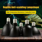 Anti-Scald Reptile Lamp Dome — Protective E27 Fixture, 300W Max