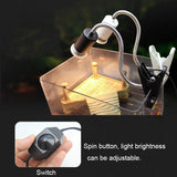 UVB Reptile Basking Lamp Kit — Clip-On E27 Holder for Turtles & Lizards