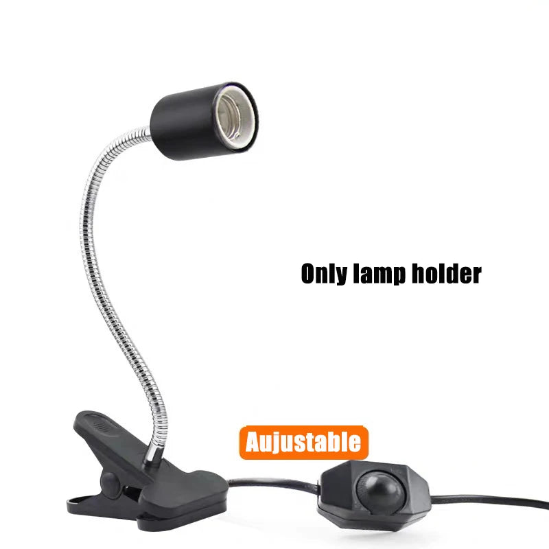 UVA/UVB Basking Lamp Kit — Clip-On Holder, Bulb & Thermometer-Hygrometer