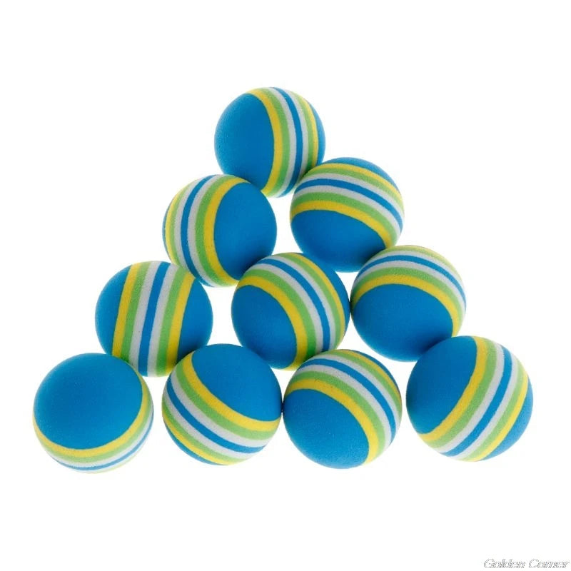 Colorful Latex Chew Balls for Pets (10-Pack)