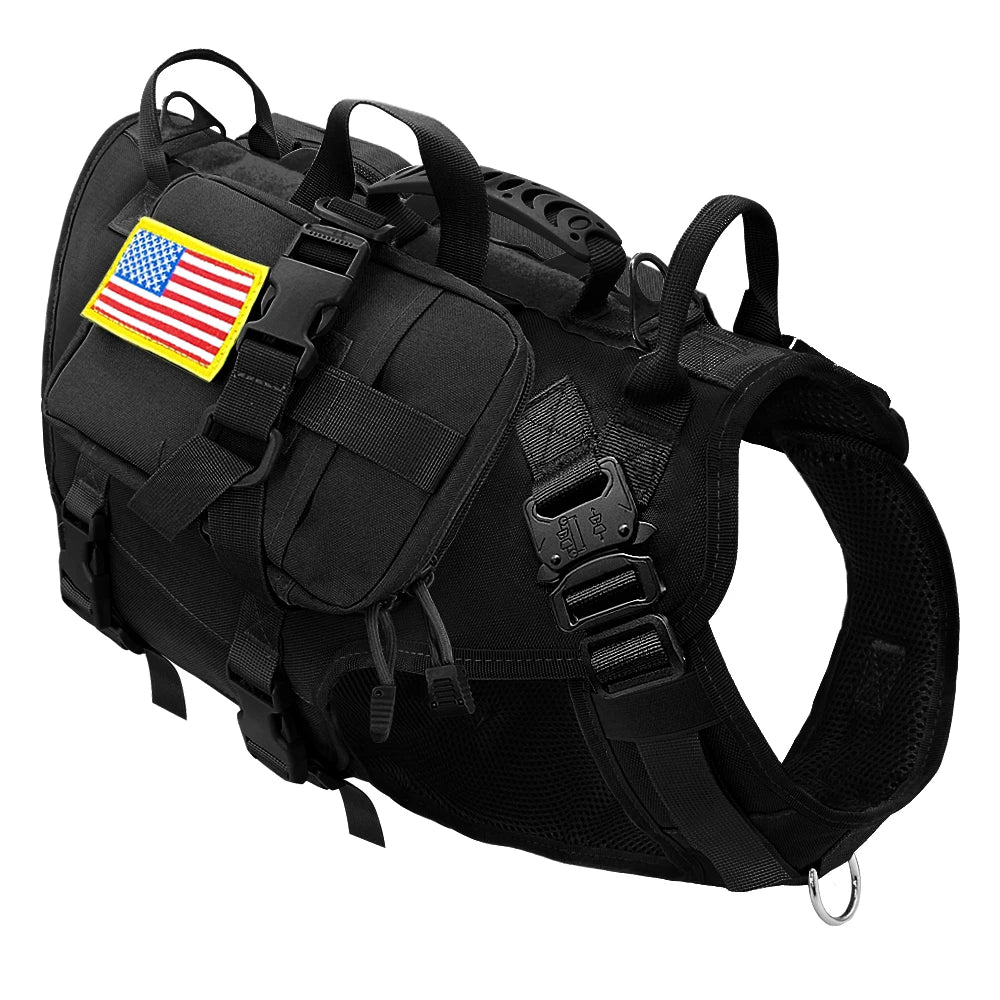 Tactical MOLLE Dog Harness