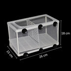 Hanging Aquarium Breeding Isolation Net (Fish Fry Nursery, Tank Divider)