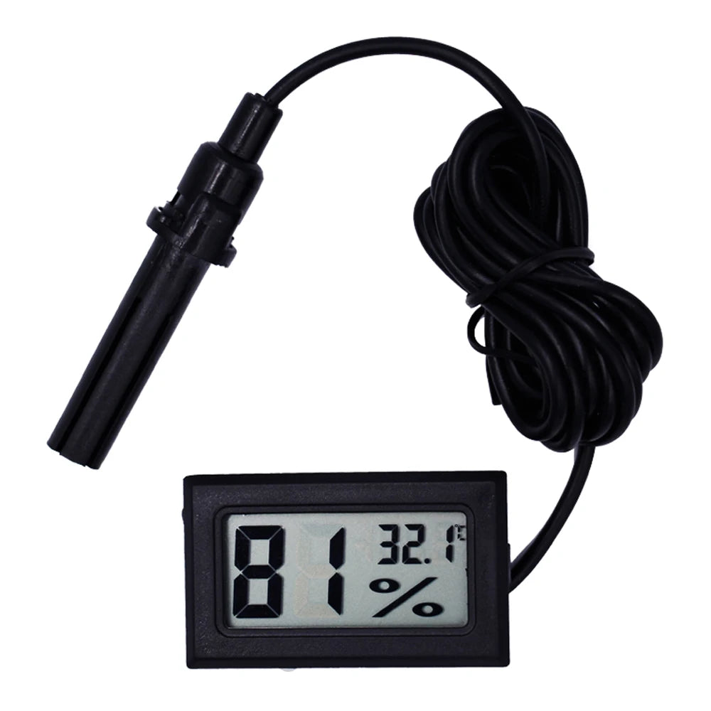 UVA/UVB Basking Lamp Kit — Clip-On Holder, Bulb & Thermometer-Hygrometer