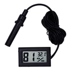 UVA/UVB Basking Lamp Kit — Clip-On Holder, Bulb & Thermometer-Hygrometer