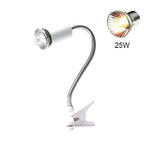 UVB Reptile Basking Lamp Kit — Clip-On E27 Holder for Turtles & Lizards