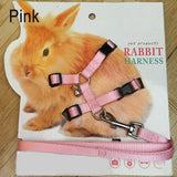 Soft Rabbit Harness & Leash Set — Adjustable Traction Rope with Bell