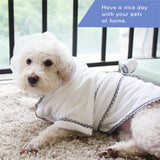 Microfiber Dog Bathrobe with Belt — Super Absorbent Fast-Drying Jacket, S–3XL