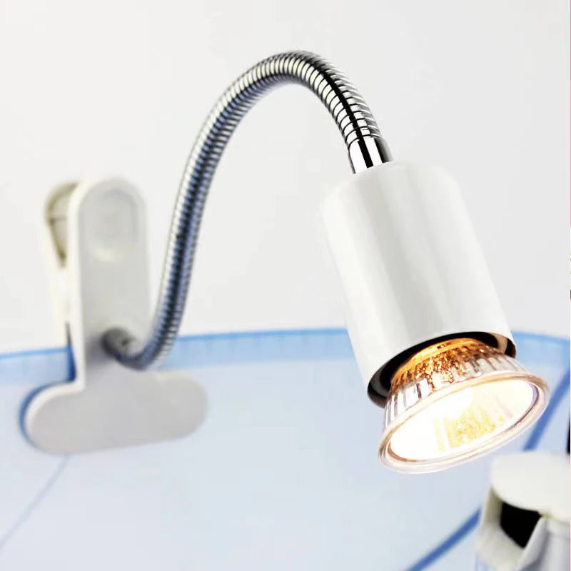 UVB Reptile Basking Lamp Kit — Clip-On E27 Holder for Turtles & Lizards