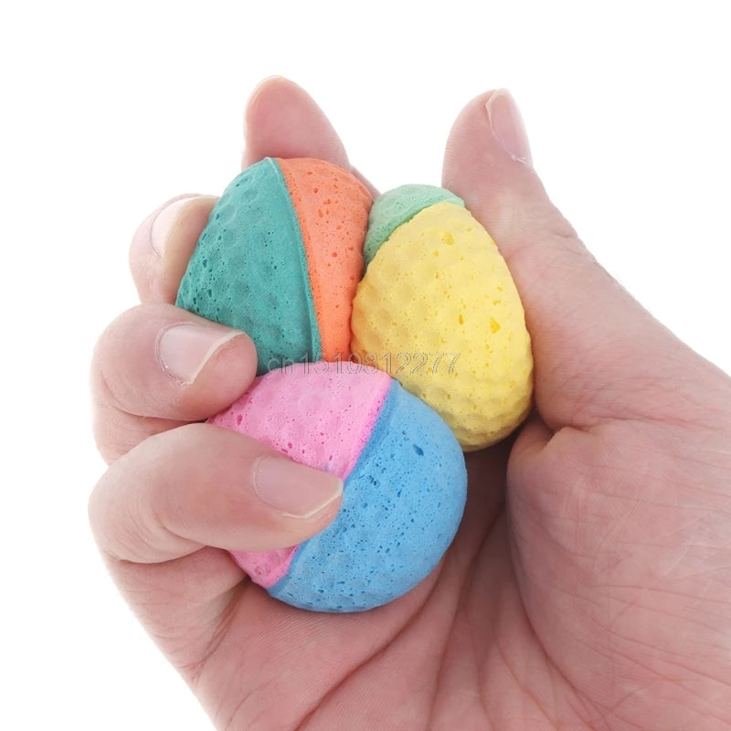 Colorful Latex Chew Balls for Pets (10-Pack)