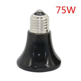 Conical Ceramic Heat Emitter for Reptiles — E27 No-Light Bulb, 25W–100W