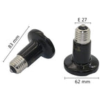 Ceramic No-Light Heat Lamp for Reptiles — E27, 25W-100W, 110V/220V