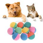 Colorful Latex Chew Balls for Pets (10-Pack)