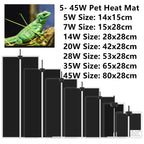 Reptile Heat Mat — Adjustable Warming Pad for Tanks & Terrariums
