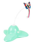 Electric Auto-Rotating Butterfly Toy — Fluttering Cat & Kitten Toy