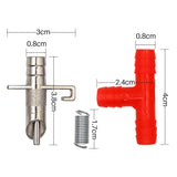 Rabbit Nipple Drinker Set — Automatic Waterer, 10-Pack