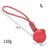 HOOPET Bite-Resistant Rubber Ball (Durable Chew Toy for Dogs)