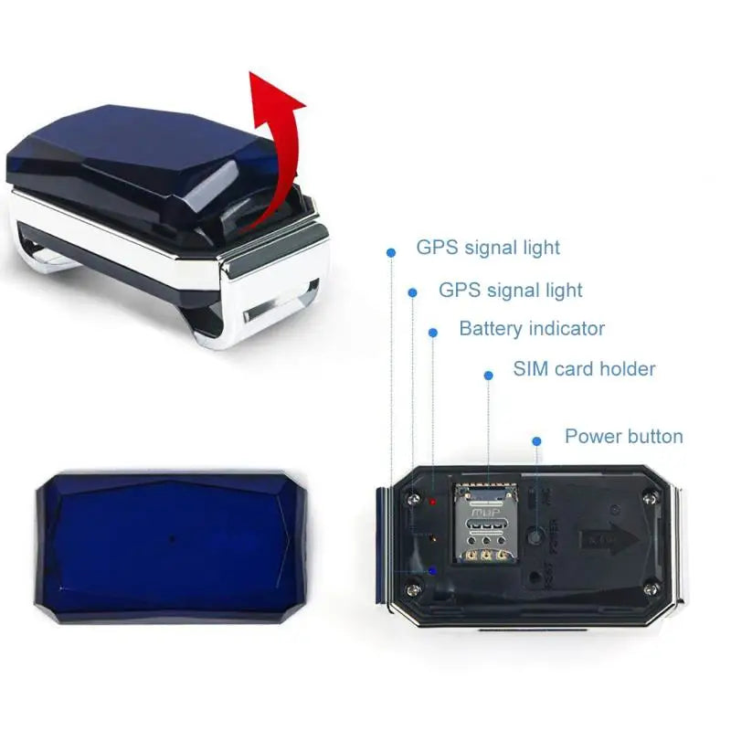 IP67 Waterproof WiFi & GPS Light Collar Tracker for Pets & Kids