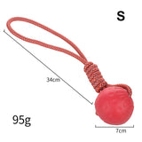 HOOPET Bite-Resistant Rubber Ball (Durable Chew Toy for Dogs)