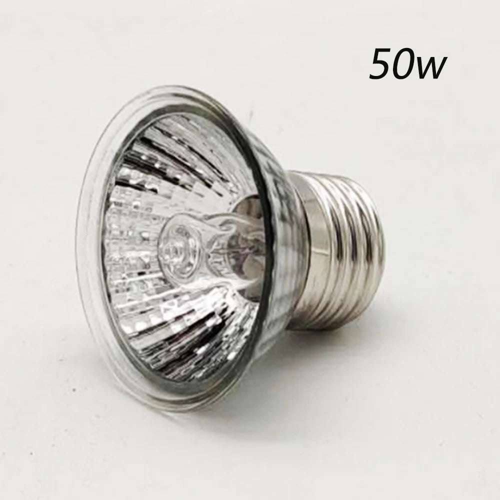 UVA/UVB Clip-On Heat Lamp Kit — Adjustable E27 Basking Light for Reptiles