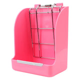 Rabbit Hay Feeder Rack — 2-in-1 Grass & Food Bowl Combo