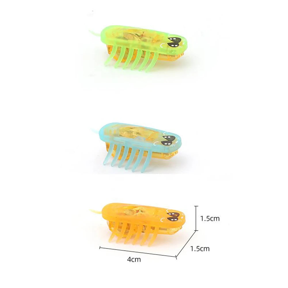 Electric Self-Running Cockroach Cat Toy — Detachable Battery Interactive Hunting Chase Toy