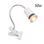 UVA/UVB Clip-On Heat Lamp Kit — Adjustable E27 Basking Light for Reptiles