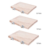 Wooden Springboard Platform — Cage-Mounted Climbing Perch for Small Pets