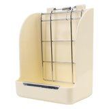 Rabbit Hay Feeder Rack — 2-in-1 Grass & Food Bowl Combo