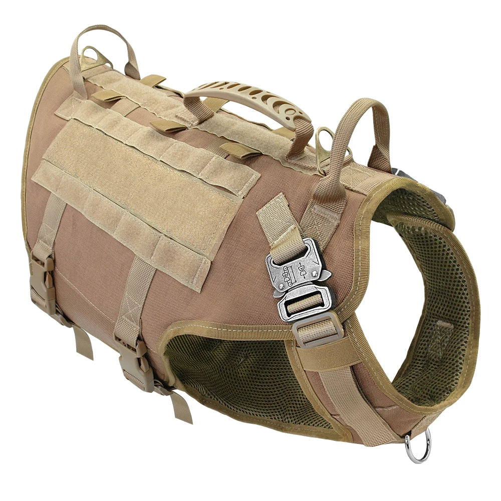 Tactical MOLLE Dog Harness