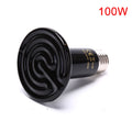 Far Infrared Ceramic Heat Emitter — No-Light Reptile Heater, 25W–200W