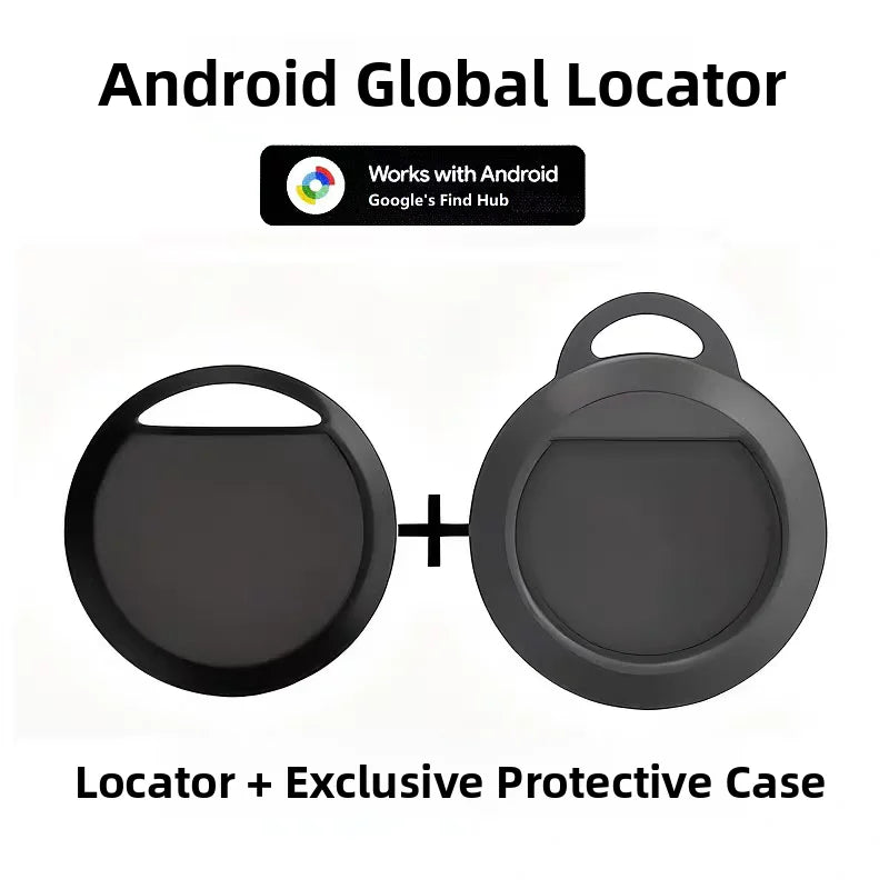Android Anti-Lost Locator with Protective Cover & Lanyard for Cars, Elderly & Pets