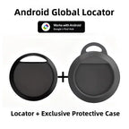 Android Anti-Lost Locator with Protective Cover & Lanyard for Cars, Elderly & Pets