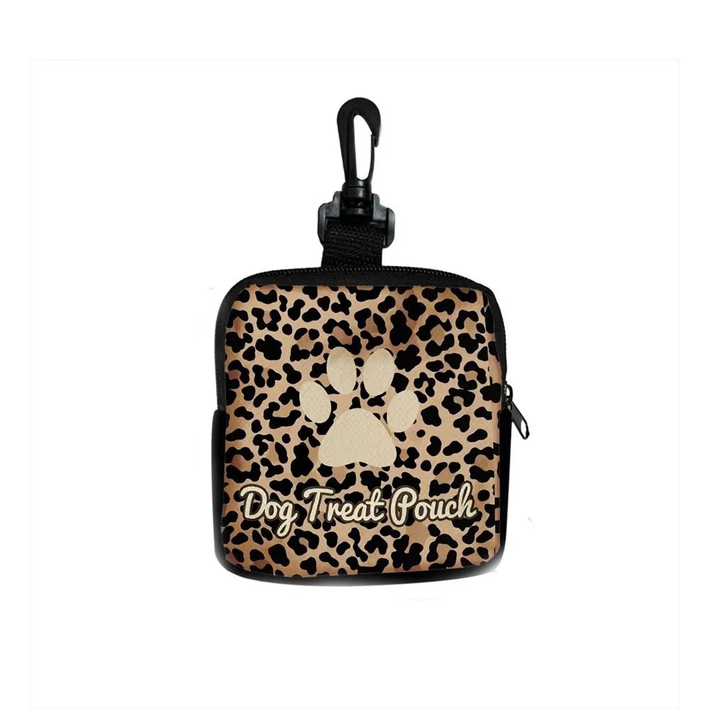Mini Dog Treat Pouch (Lightweight, Hook Clip, Zipper Closure)