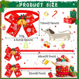 Fashion Christmas Dog Bowtie 50-Pack (Grooming Accessory)