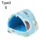 Cozy Small Pet Sleeping Bed — Warm Flannel Nest for Hamsters & Rabbits