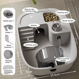 Full-View Hamster Villa Cage — All-in-One Habitat with Wheel, Water & Hideout
