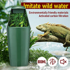 Automatic Reptile Water Fountain — Filtered Drinking Dispenser for Amphibians & Reptiles