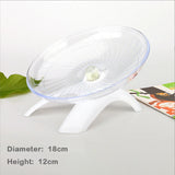 Silent Flying Saucer Exercise Wheel — Quiet Runner for Hamsters