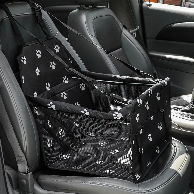Dog Car Seat with Storage Pockets (Universal, Non-Slip, Small & Medium Dogs)