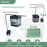 GUYU WRGB Full Spectrum Aquarium LED Lamp (25/35/65W, Clip-On, Plant & Fish)