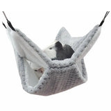 Double-Layer Hanging Hammock — Cozy Hideaway for Hamsters & Sugar Gliders