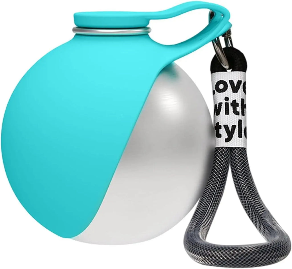 Travel Dog Water Bottle with Bowl