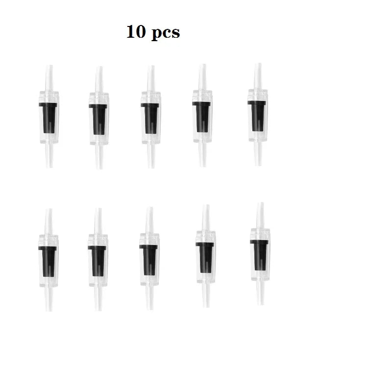 Aquarium Air Pump One-Way Check Valves (10pcs, Non-Return, Anti-Siphon)